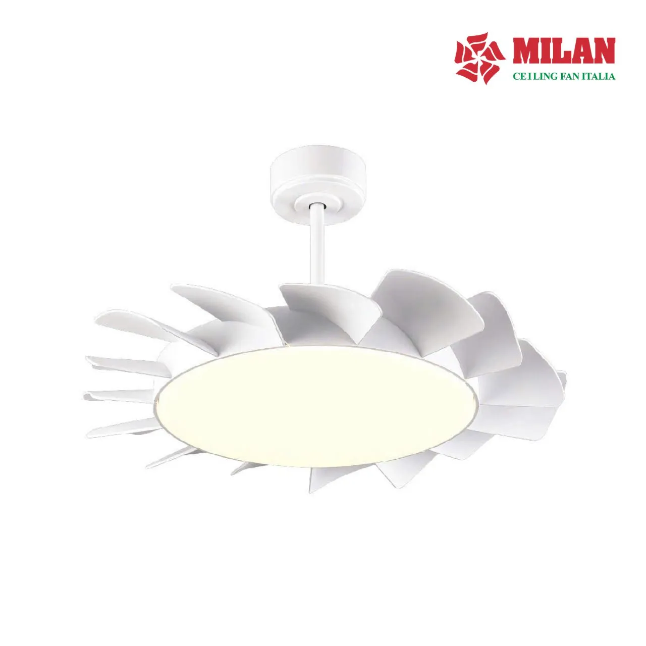 Quạt trần Milan FY566 - màu trắng